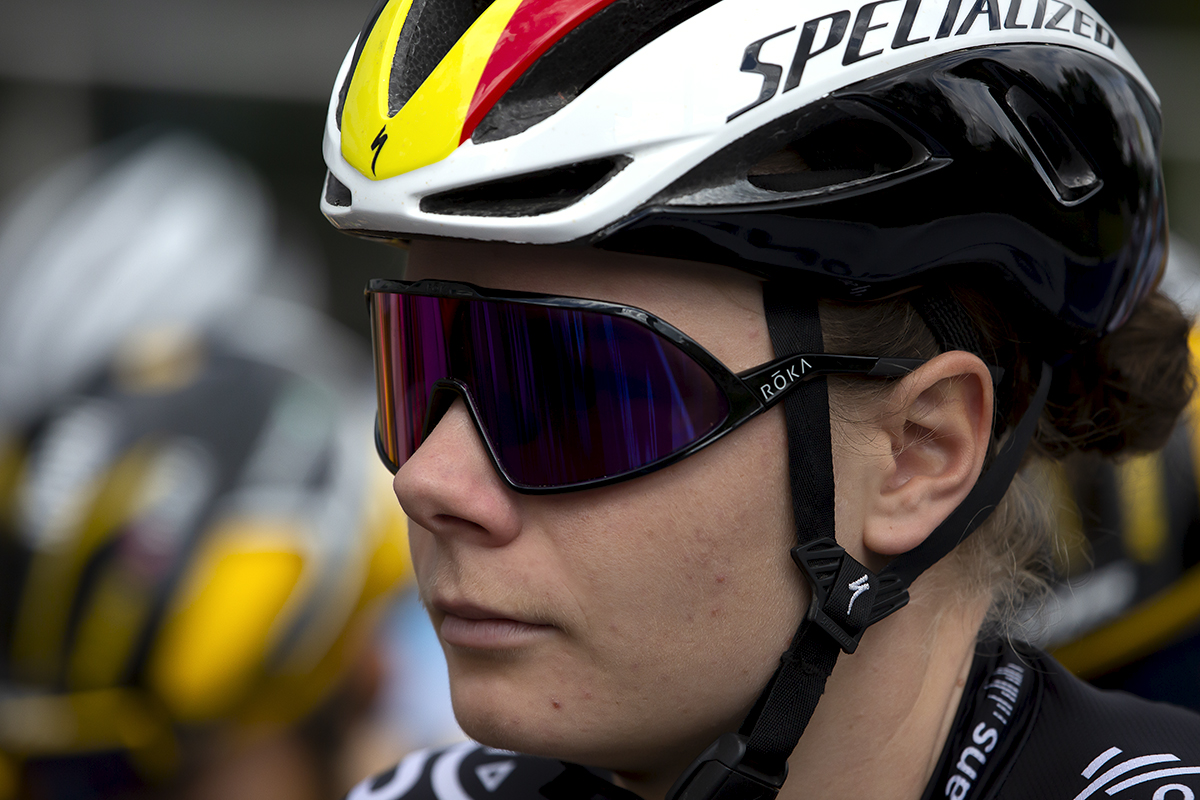 RideLondon Classique 2022 - Lotte Kopecky of Team SD Worx focuses for the start of the race