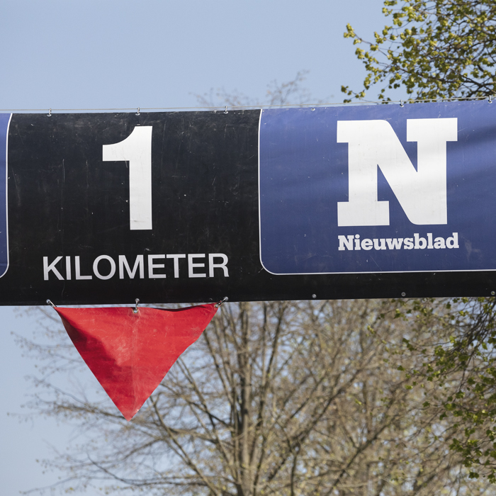 Scheldeprijs 2025 - A close up of the Flamme Rouge