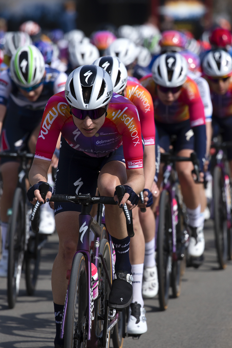 Scheldeprijs 2023 Vrouwen - Marlen Reusser of Team SD Worx on the front of the peloton