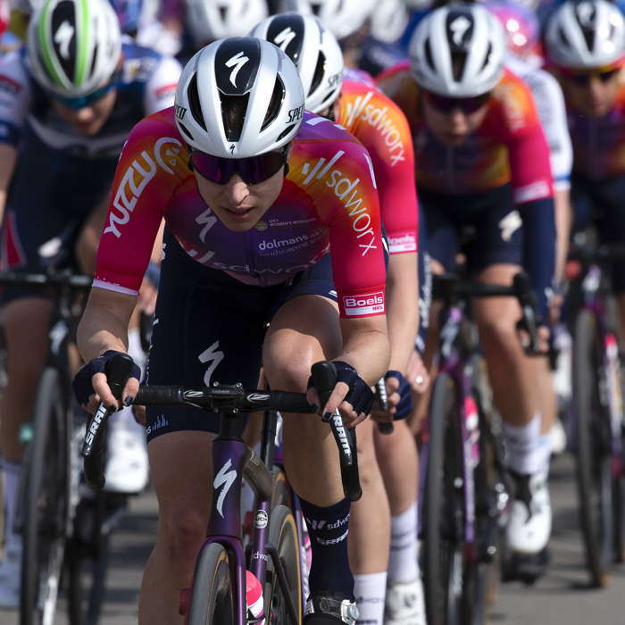 Scheldeprijs 2023 Vrouwen - Marlen Reusser of Team SD Worx on the front of the peloton