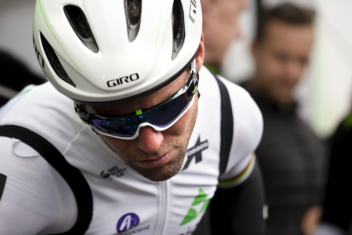 Tour de Yorkshire 2019 - Mark Cavendish looks down as he prepares for the race start