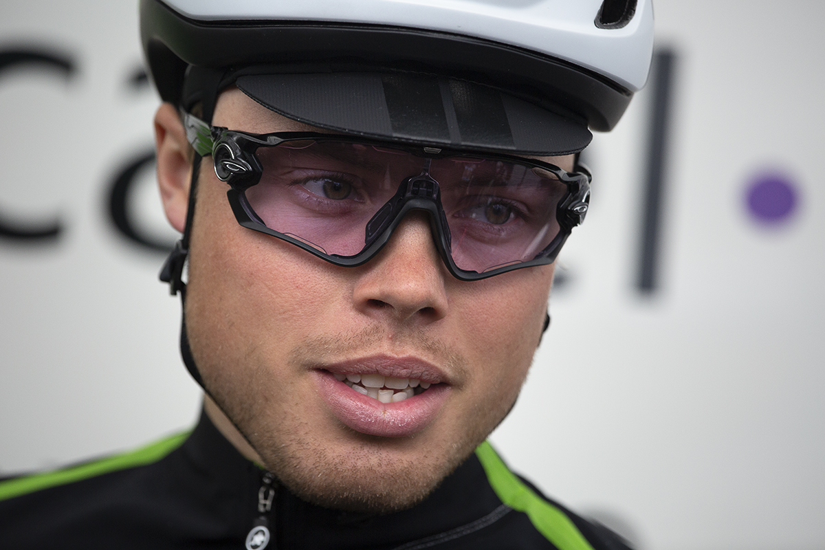 Tour de Yorkshire 2019  - Rasmus Tiller prepares for the start of stage one