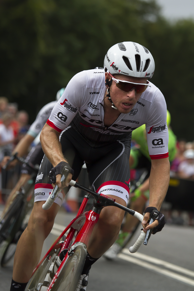 Tour of Britain 2016 - Boy van Poppel races round the circuit in Bristol