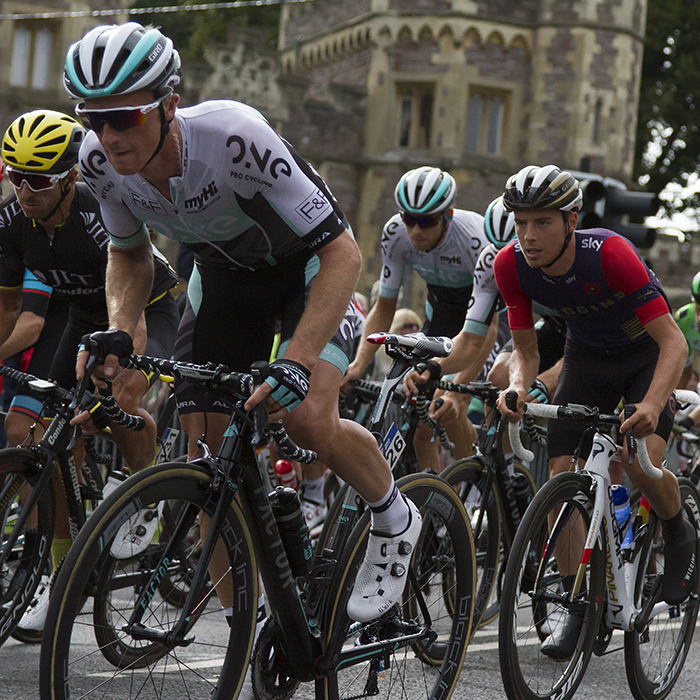 Tour of Britain 2016 - riders take part in the road race in Bristol