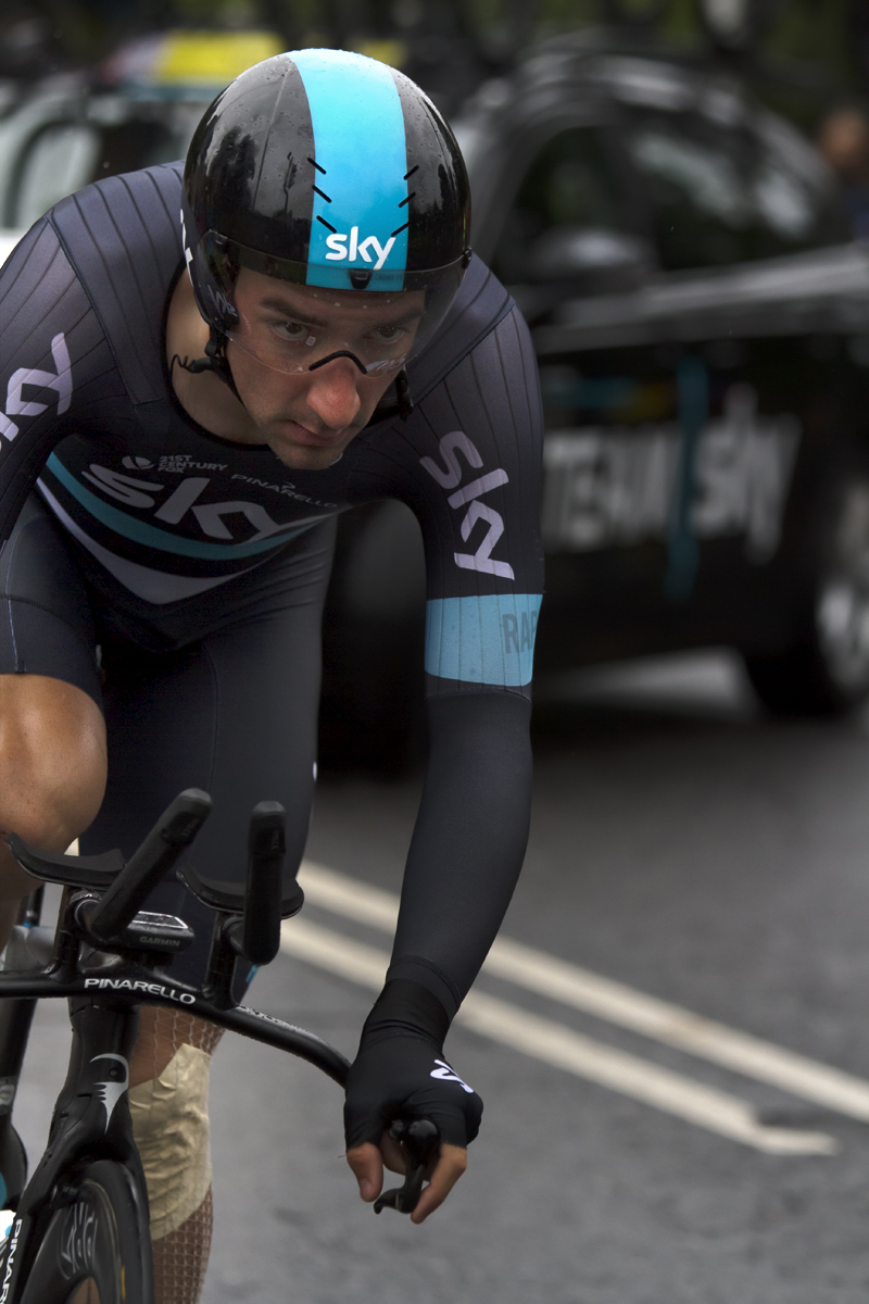 Tour of Britain 2016 - Elia Viviani takes part in the time trial