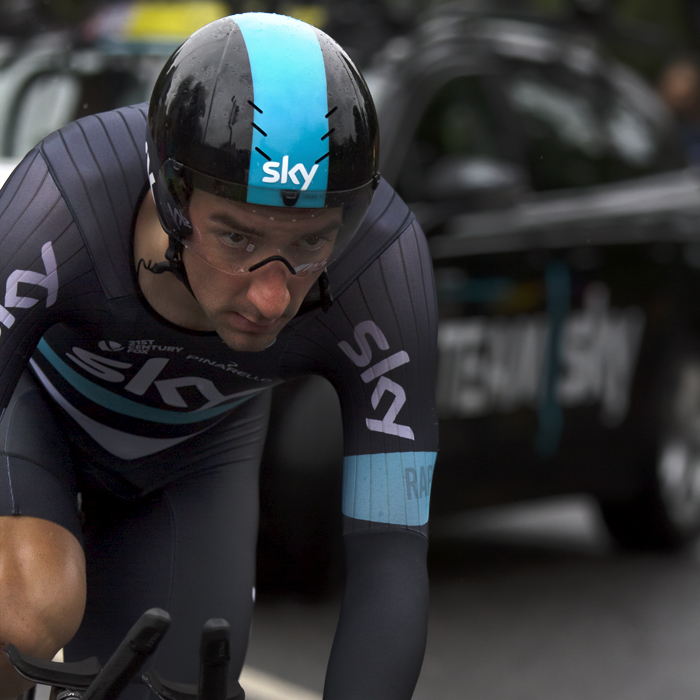 Tour of Britain 2016 - Elia Viviani takes part in the time trial