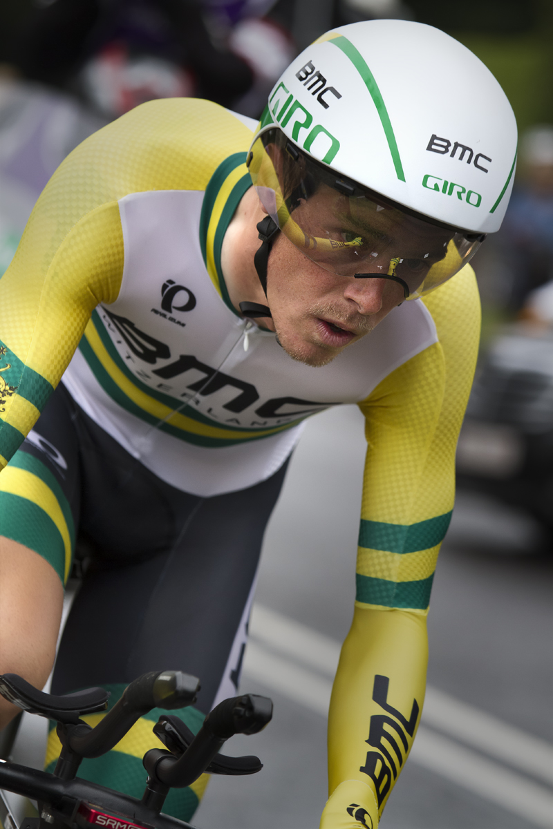 Tour of Britain 2016 - Rohan Dennis wears the Australian National Champions jersey as he takes part on the time trial