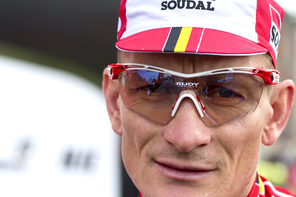 Tour of Britain 2018  - Andre Greipel smiles at the camera 