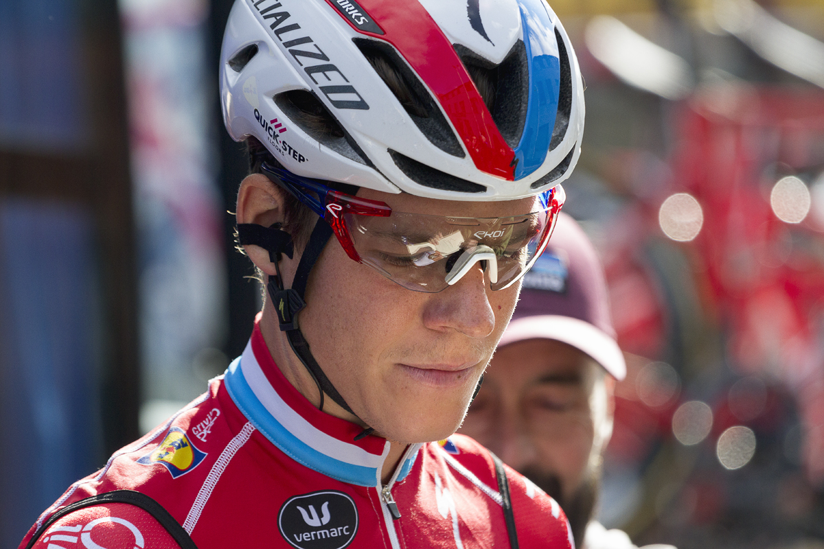 Tour of Britain 2018 - Bob Jungels in the Luxembourg Champions jersey as he prepares for the race