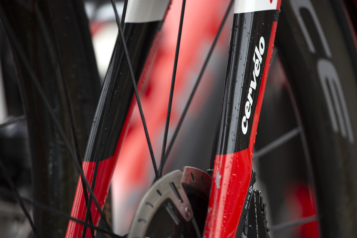 Tour of Britain 2019 - Cervelo - Close up of Team Sunweb bike