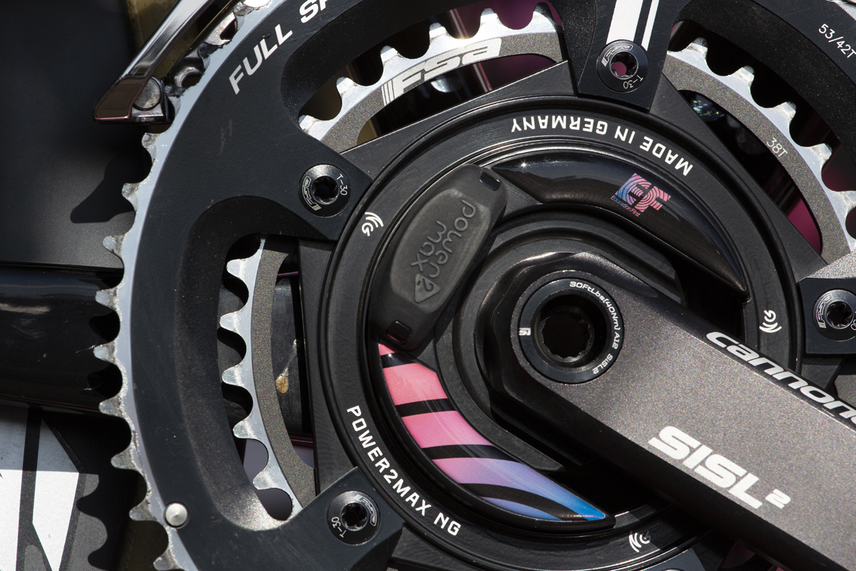 Tour of Britain 2019 - Close up of EF Education First crankset