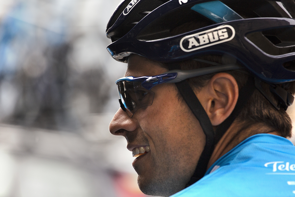 Tour of Britain 2019 - Mikel Landa smiles as he looks to the side