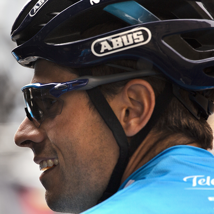 Tour of Britain 2019 - Mikel Landa smiles as he looks to the side