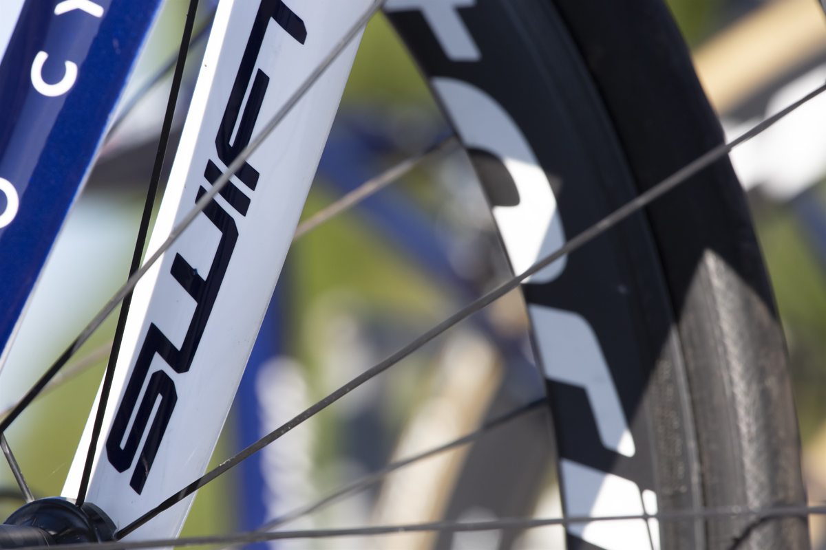 Tour of Britain 2019 - Swift - Swiftcarbon Pro Cycling close up of a wheel