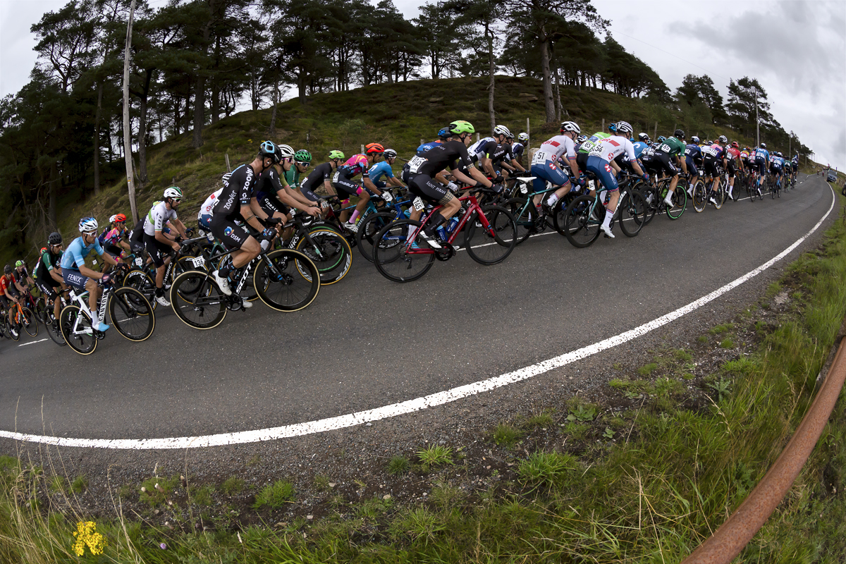 Tour of Britain 2021 The peloton climbs Nenthead