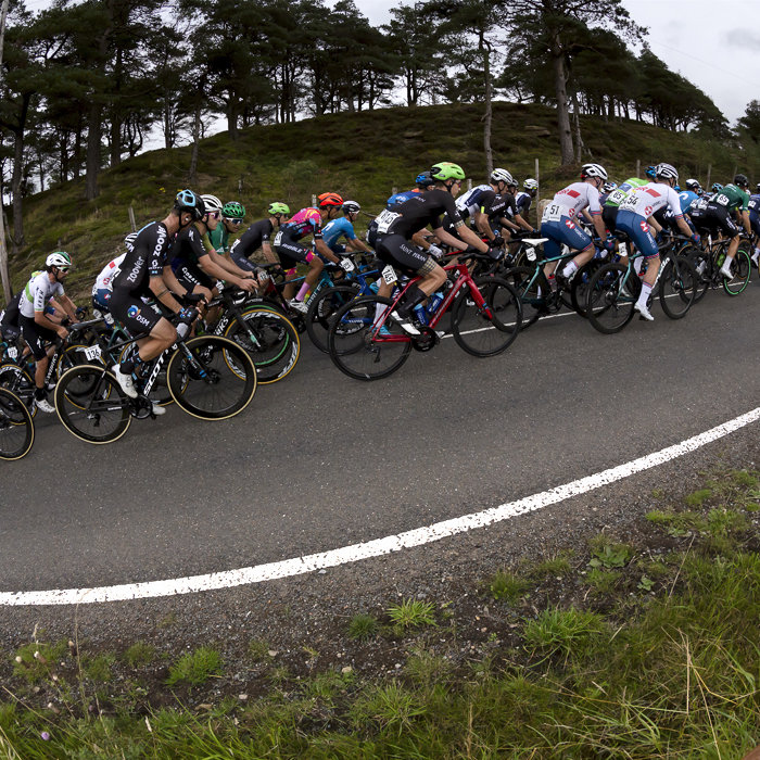 Tour of Britain 2021 The peloton climbs Nenthead