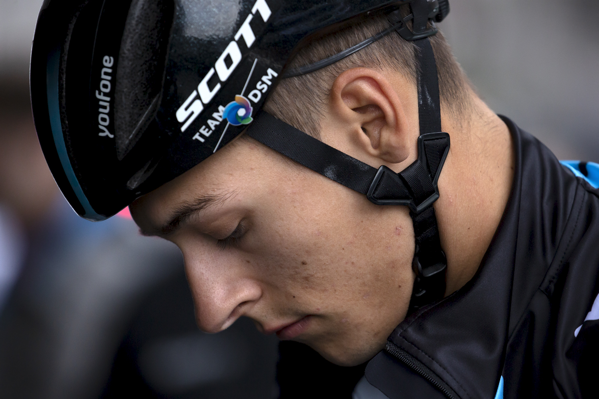 Tour of Britain 2022 - Leon Heinschke of Team DSM getting ready for a days racing