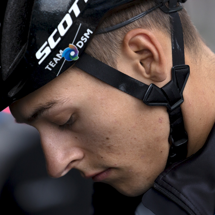 Tour of Britain 2022 - Leon Heinschke of Team DSM getting ready for a days racing