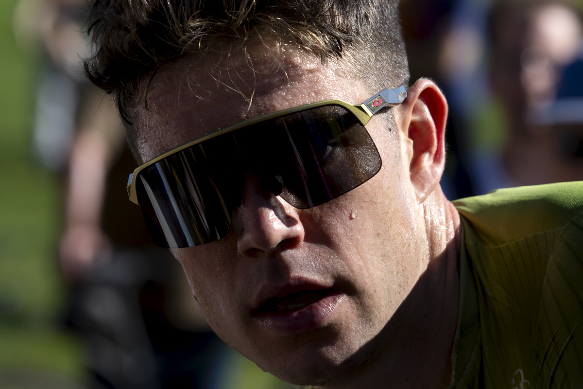 Tour of Britain 2023 - Wout van Aert of Jumbo-Visma after the finish of the race in Beverley