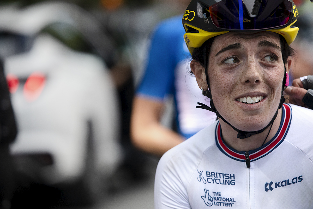 Tour of Britain Women’s 2024 - Anna Henderson riding for Team GB comes to terms with her second place on the stage in Wrexham