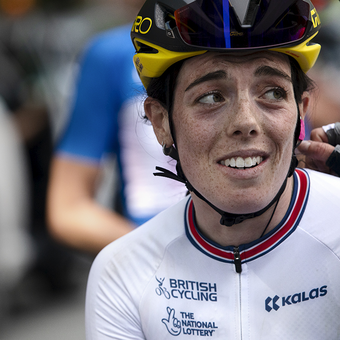 Tour of Britain Women’s 2024 - Anna Henderson riding for Team GB comes to terms with her second place on the stage in Wrexham