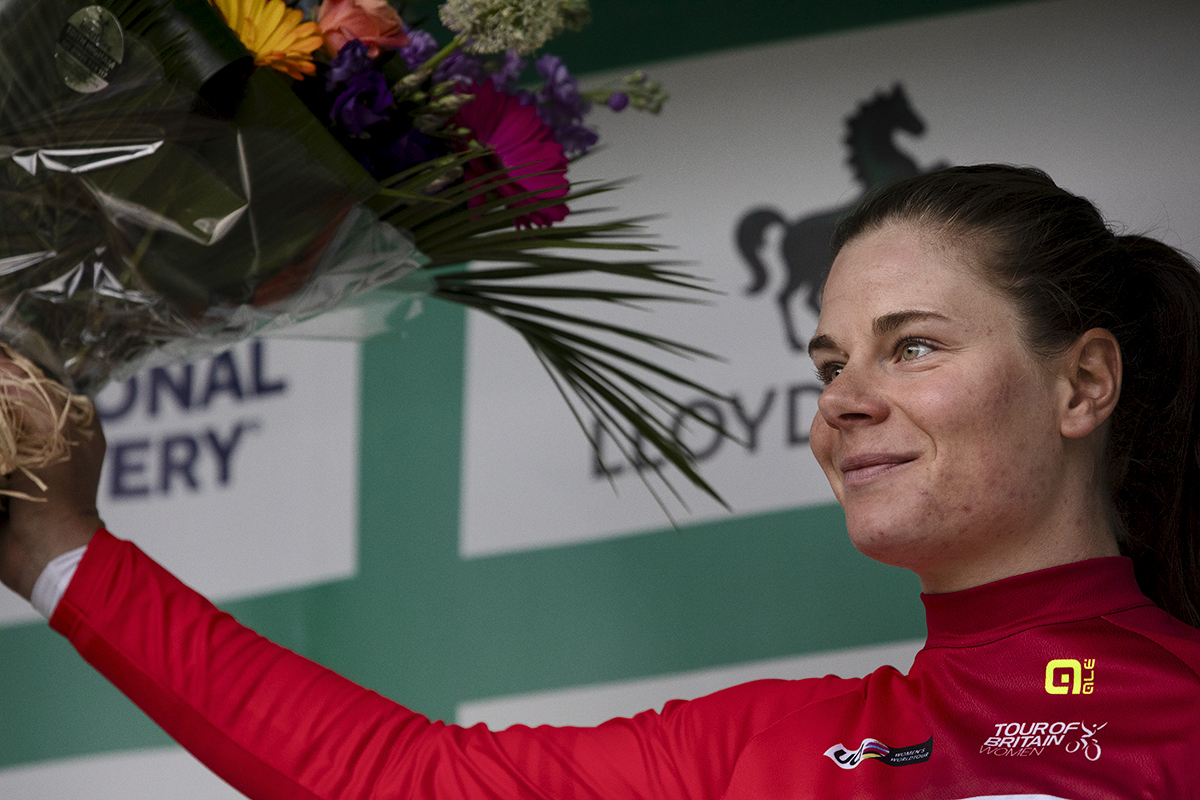 Tour of Britain Women’s 2024 - Lotte Kopecky receives the sprints jersey