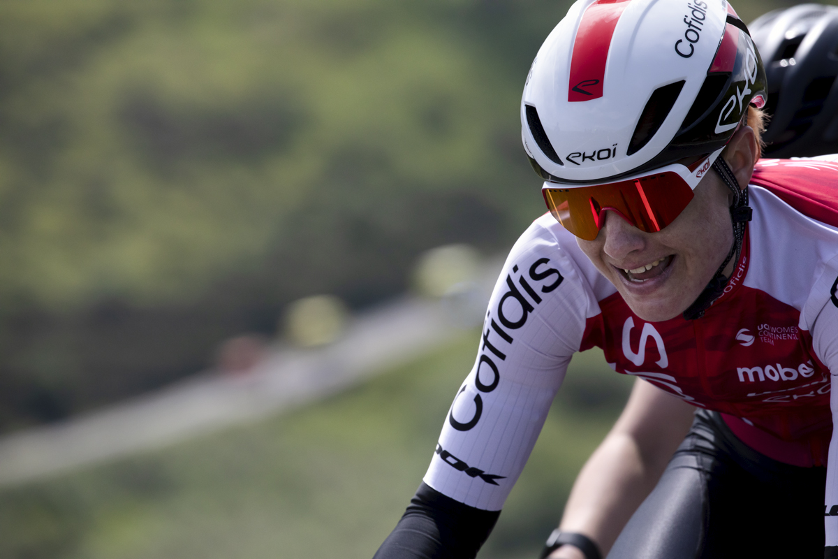 Tour of Britain Women’s 2024 - Špela Kern of Cofidis tackles Horseshoe Pass