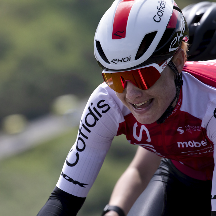 Tour of Britain Women’s 2024 - Špela Kern of Cofidis tackles Horseshoe Pass