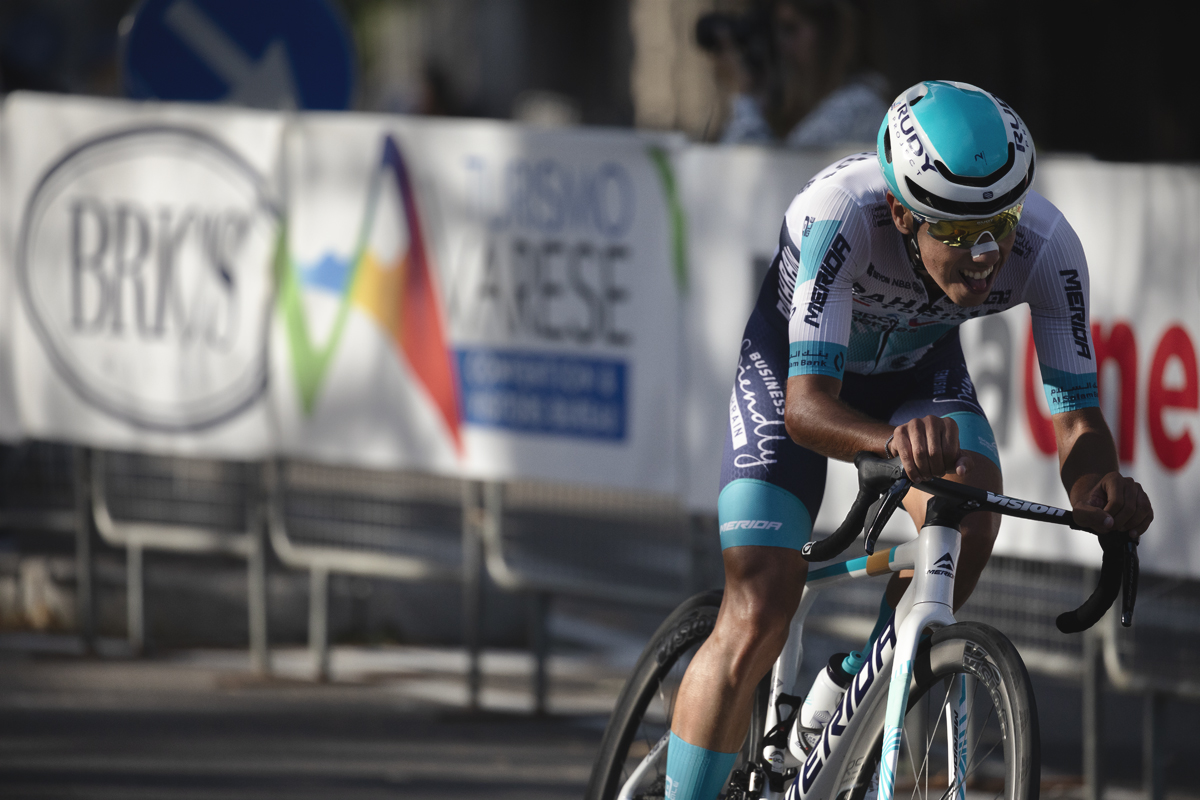 Tre Valli Varesine 2025 - The effort shows on Afonso Eulálio’s face at the end of the race