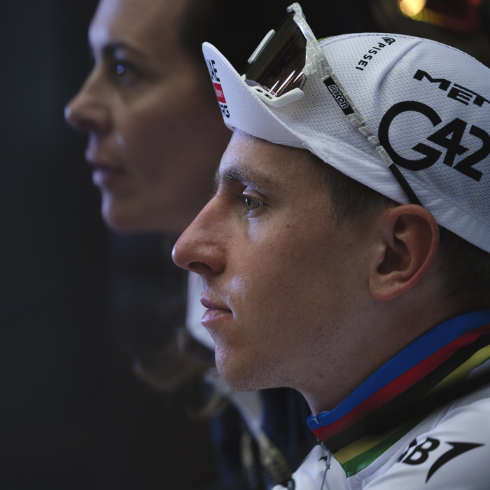 Tre Valli Varesine 2025 - A profile of Tadej Pogačar during the press conference