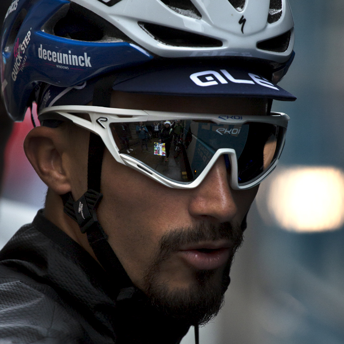 UCI 2019 Road World Championships - Julian Alaphilippe of France prepares for the start of the road race in Leeds