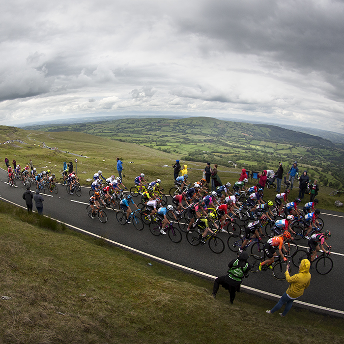 Women’s Tour 2019 - The peloton makes its way up Black Mountain