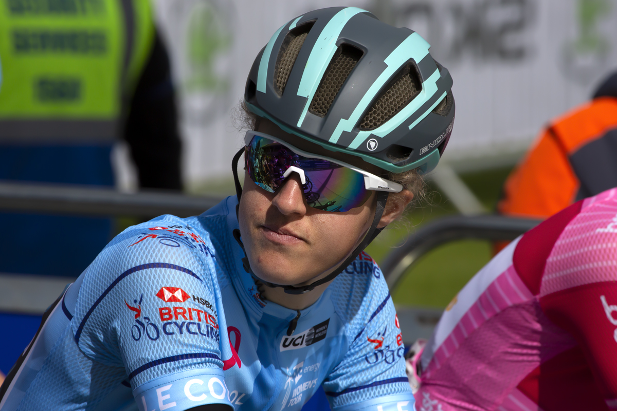 Women's Tour 2019 - Lizzy Banks wearing the Best British Rider jersey