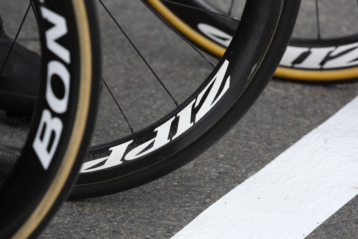 Women's Tour 2019  - Zipp - wheels of the Boels Dolmans team are seen on the start line