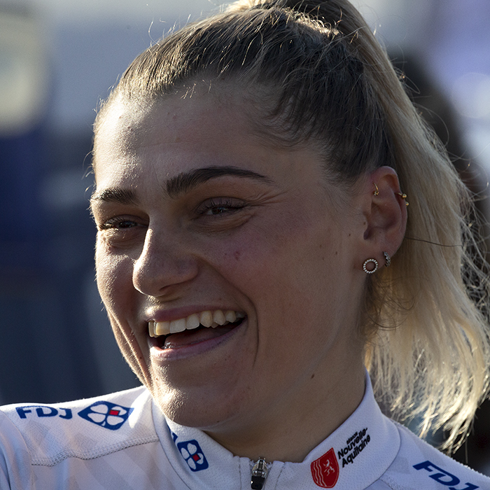 Women’s Tour 2021 - Clara Copponi of FDJ Nouvelle Aquitaine Futuroscope laughs