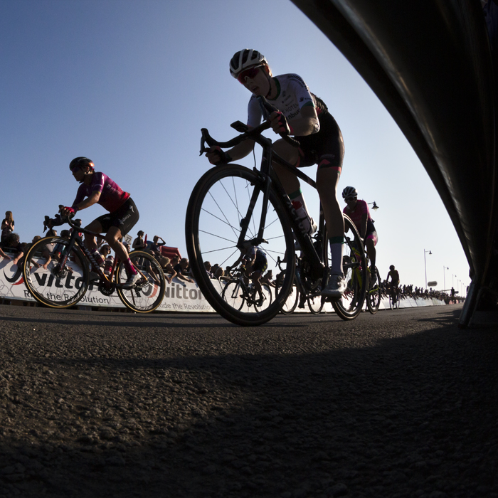 Women’s Tour 2021 - Riders sprint for the line in Felixstowe