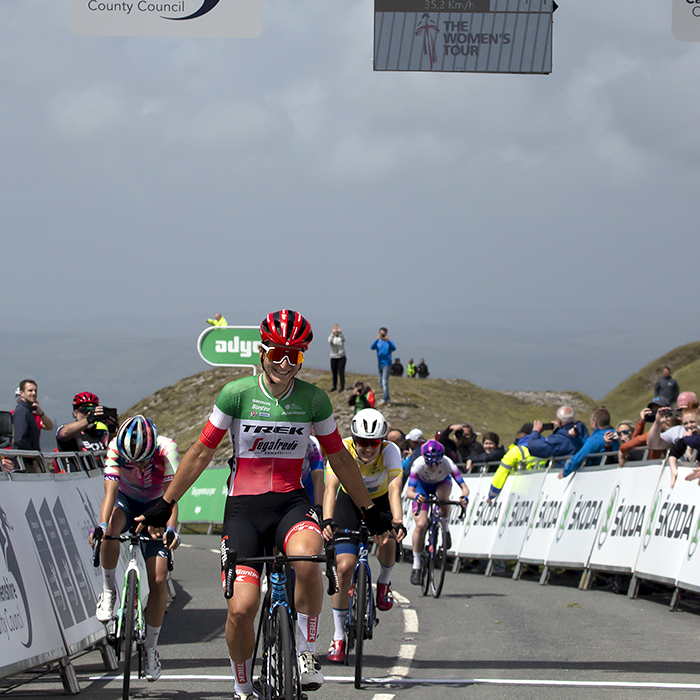 Women’s Tour 2022 - Elisa Longo Borghini of Trek-Segafredo celebrates as she wins the stage