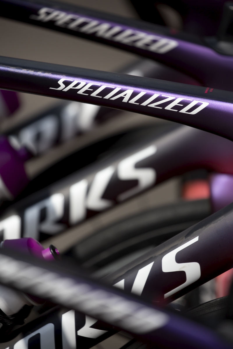 Women’s Tour 2022 - Close up of Team SD Worx’s Specialized bikes